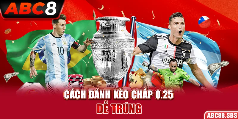 Cách đánh kèo chấp 0.25 dễ trúng