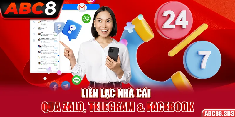 Liên lạc nhà cái qua Zalo, Telegram & Facebook